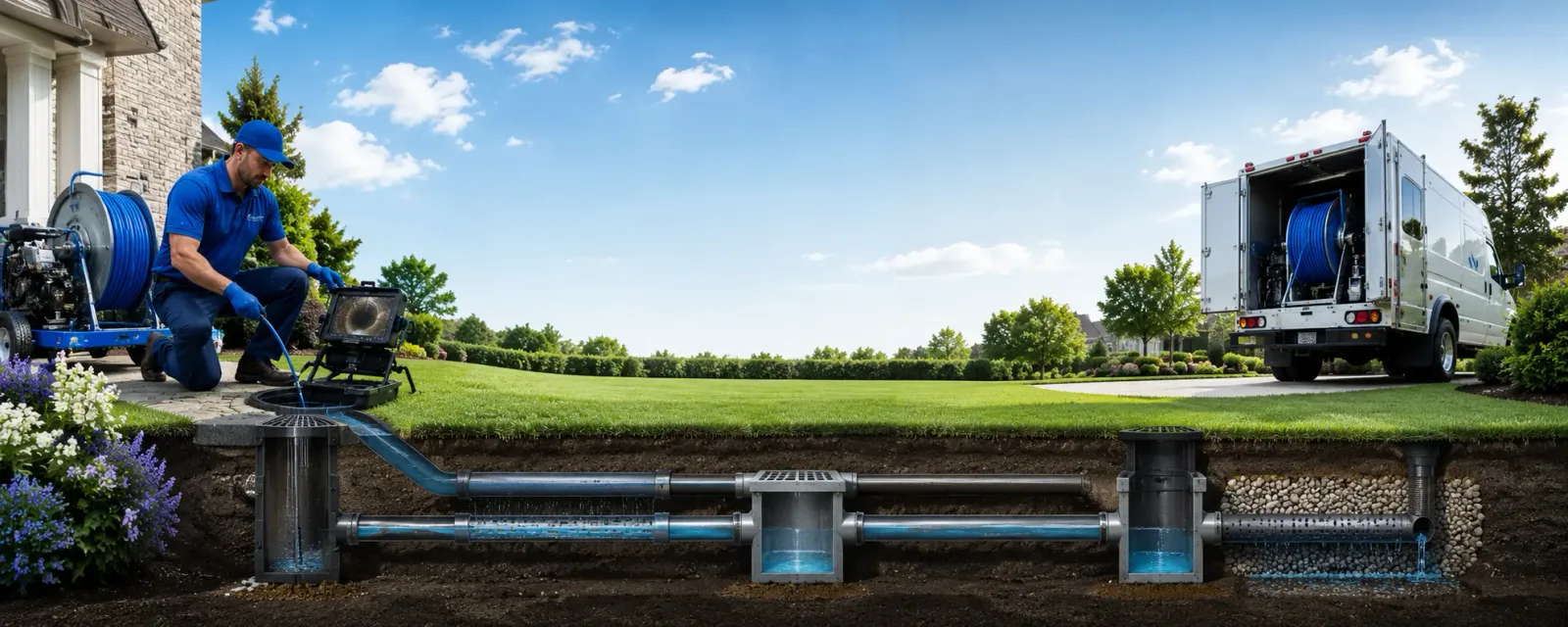 Outdoor drain cleaning information for Moundville, MO